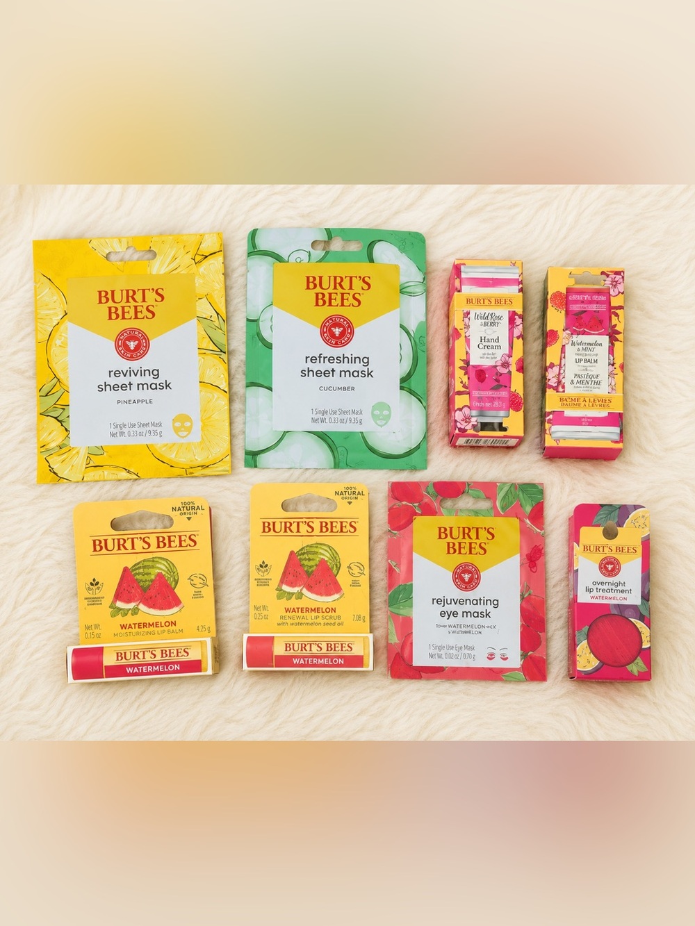 Burt's Bees Bundle- 8 pieces - New